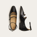 Blanche baleriny, czarny połysk